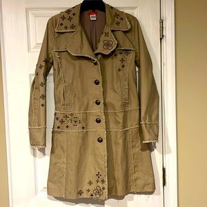 Unique military style jacket.